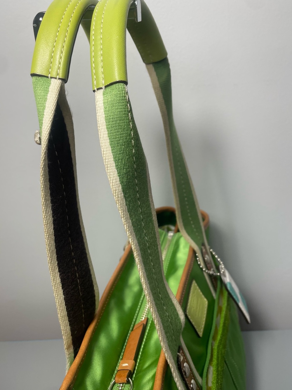 Vintage Coach Hampton Sateen Tote Bag - Picture 7 of 16